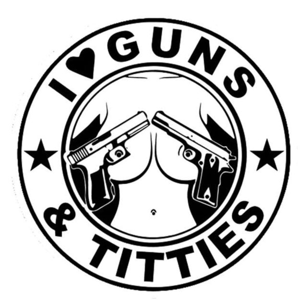 Love guns and tittles funny car body sticker laptop sticker ca-642