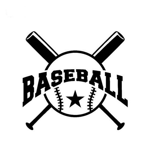 Holdfast 14.5*13.6CM baseball sports decor car sticker laptop decal CA-1077