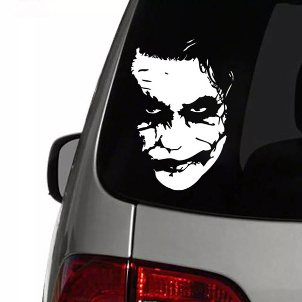 17.8*12.2CM Joker face car sticker vinyl decal car window sticker CA-1084