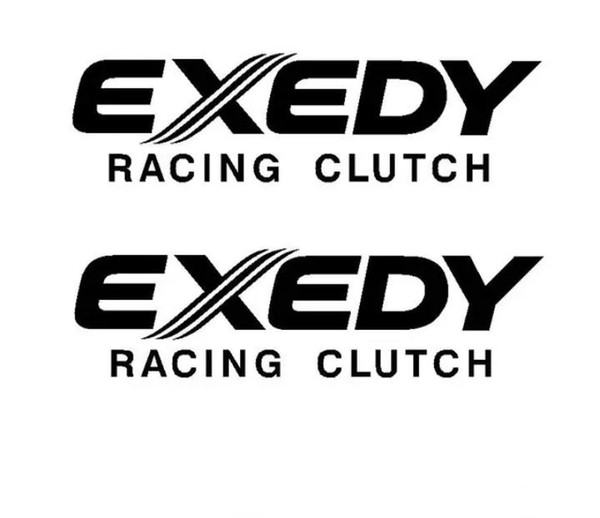 20*6.5CM & 40*13CM 1 pair Exedy Racing Clutch Car Sticker Decal CA-1039