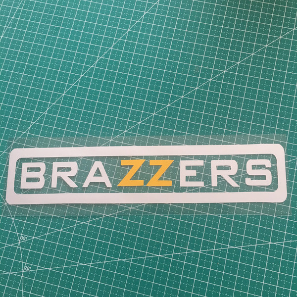 22.5*4.9CM funny BRAZZERS reflective car accessories sticker laptop sticker CA-666