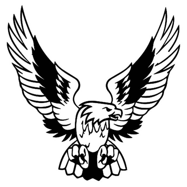 Holdfast 16*15.8CM classic eagle bird car sticker reflective waterproof decal CA-1074