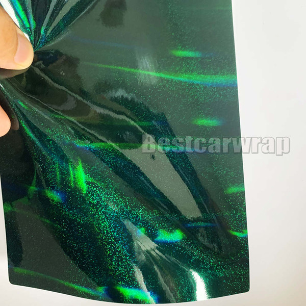 New ! Green Rainbow Neo Chrome holographic Vinyl Wrap For car wrap with Air bubble Free for Car covering hologram film 1.52x20m/Roll