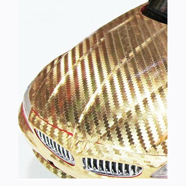 60cm X 152cm car wrap sticker film covering film foil sticker interior external the whole body Accessories products gold