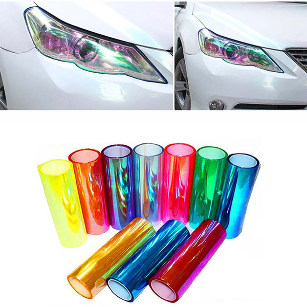 9meters Car Lamp Film vinyl film taillight Car Headlight Film Sticker Tint Chameleon Light sticker Taillight Smoke Motorcycle accessories