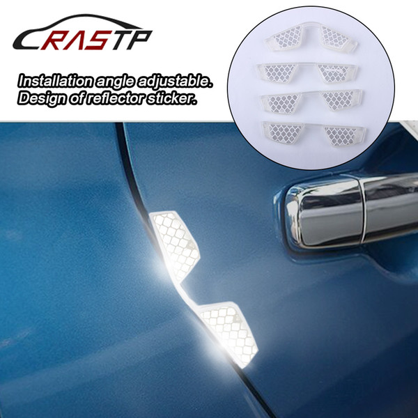 RASTP-Universal Clear Type for Anti Scratch Reflective Strip Car Shock Absorption Door Edge Protector Guard Bendable RS-LKT026