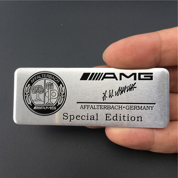 Mercedes Benz Special Edition Affalterbach Germany Amg Logo Badge Brand Fender Emblem Sticker Decal