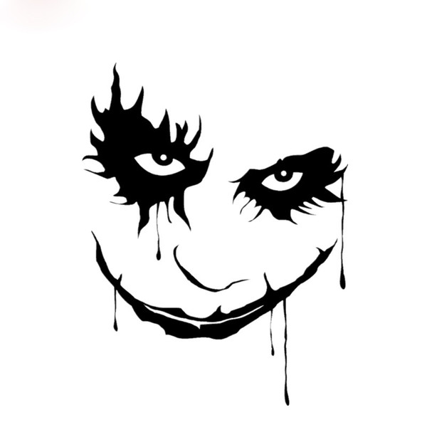 joker face reflective waterproof car window wall bummper laptop sticker CA-84