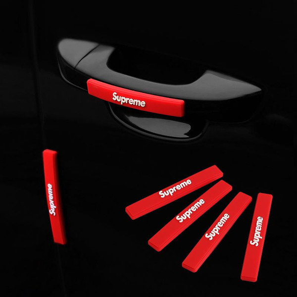 Fashion Trend 4pcs/Set Car Anti-Collision Strip Auto Door Bumper Edge Guards Sticker Car Scratch Protection Tape