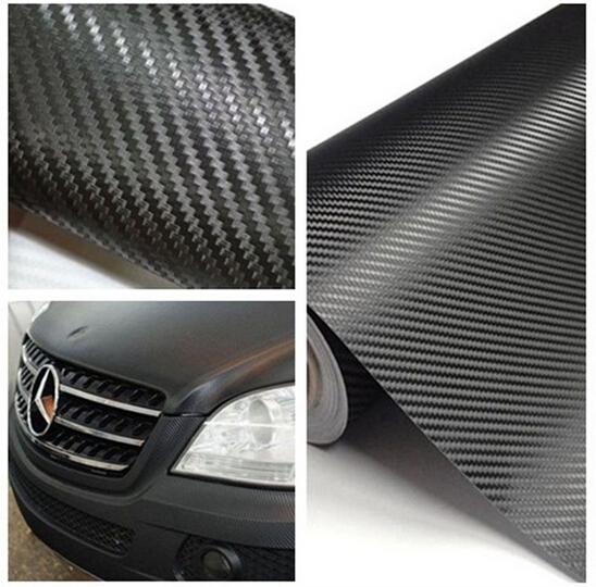 2019 New Hot 1.27Mx30 cm DIY carbon fiber wrapped sticker for car, computer, window, motorcycle