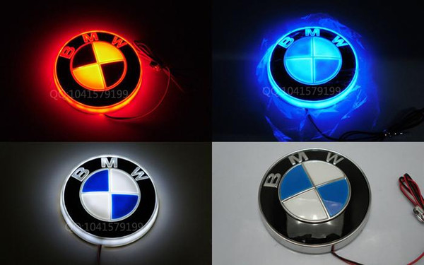 8.2cm bmw E46 E39 E60 E36 E90 F30 F20 F10 E30 e34 E38 E53 E87 X5 E53 E70 E83 4d logo badge led emblem light lamp