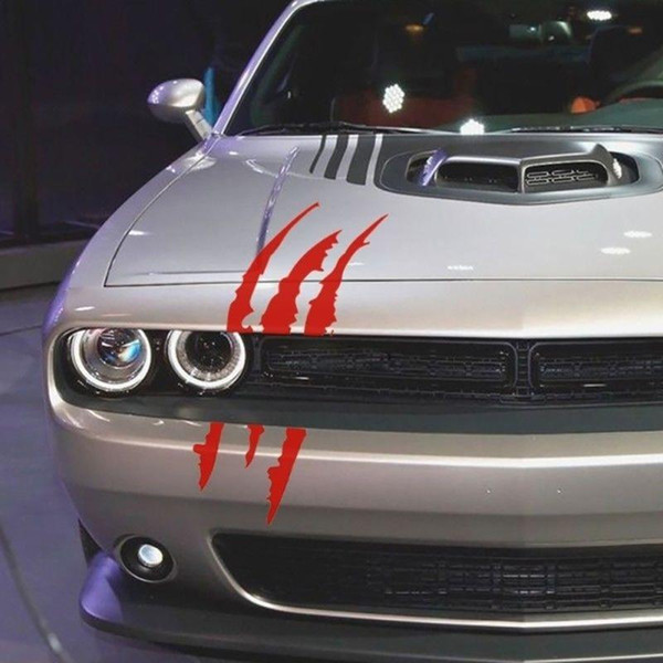 Car decoration Headlight Scratch Stripe Decal Sticker Claw Stripe Slash Truck Vinyl