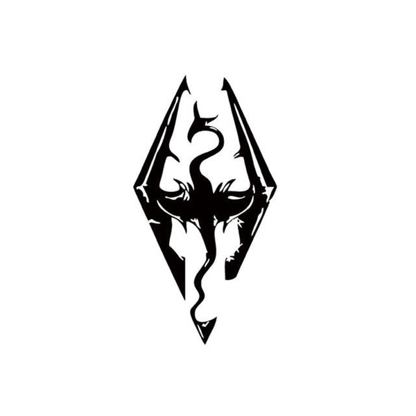 Skyrim detailed elder srls vinyl styling car laptop sticker CA-485