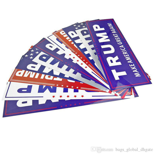 Donald Trump Flag Sticker Car Sticker Keep Make America Great Banner Bright colors wholesale price On sale