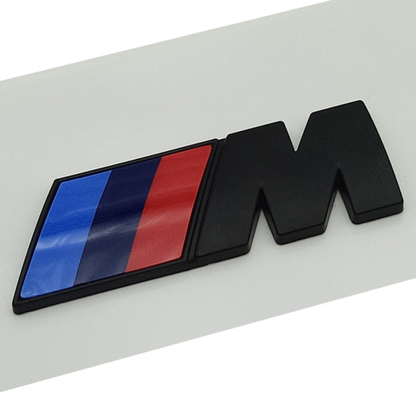 100pcs /lot Premium M-SPORT for BMW Car Chrome Emblem Wing Badge Logo Sticker 45mm emblem sticker car styling