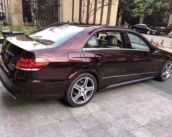 Black Rose Gloss metallic Vinyl Wrap For Car Wrap Film With Air bubble free car sticker covering film Size:1.52*20m( 5x67ft)
