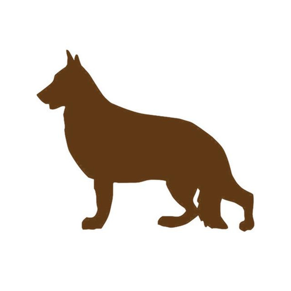 Wholesale 20pcs/lot Home Decorations Automobile and Motorcycle Vinyl Decal Car Glass window Stickers Jdm German Shepherd Dog Pet