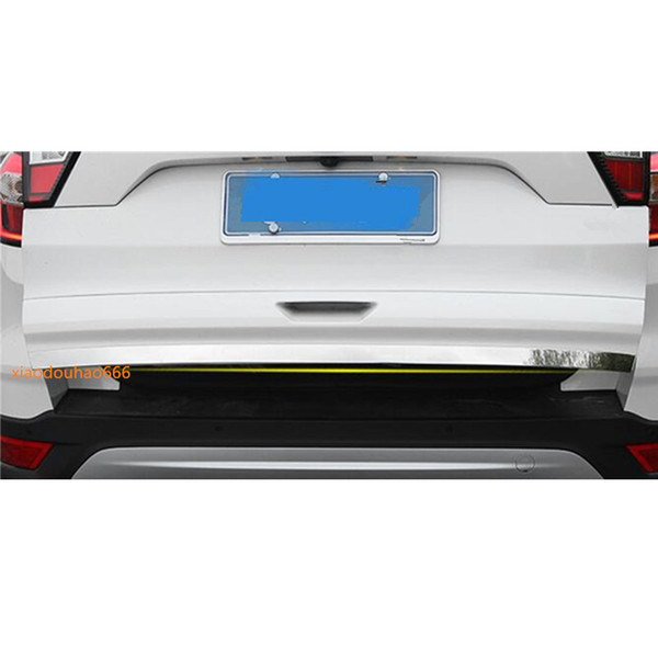 car body styling cover stainless steel Rear tail door bottom tailgate Trunk Lid Tail Gate trim For Ford Kuga 2017 2018 2019