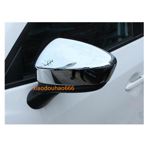 free shipping For Mazda CX-5 CX5 2017 2018 car styling body decoration sticker rear view Rearview Side glass Mirror Cover trim frame 2pcs