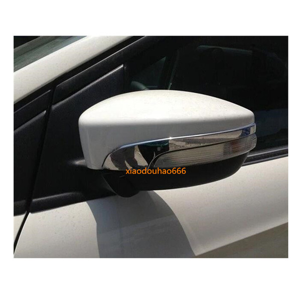 High quality For Ford Kuga 2013 2014 2015 2016 Car body ABS chrome back rear view Rearview Side Mirror Cover stick trim frame