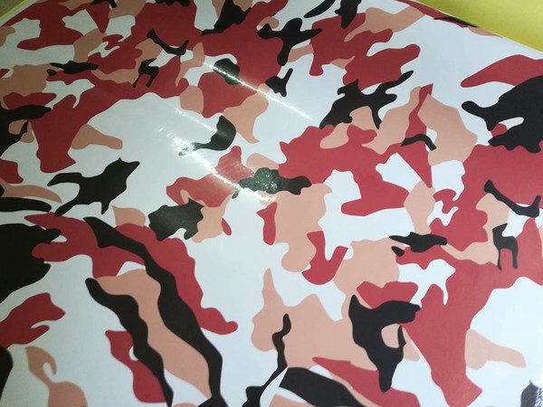 2019 New Camoufalge Vinyl wrap for car wrap covering Camo Truck Wrap covering foil Self adhesive sticker 1.52x30m 5x98ft