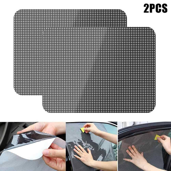 Free shipping YENTL 2Pcs Reusable Sunshade UV Protection Universal Car Window Shade Sticker Universal Car Window Shade Sticker