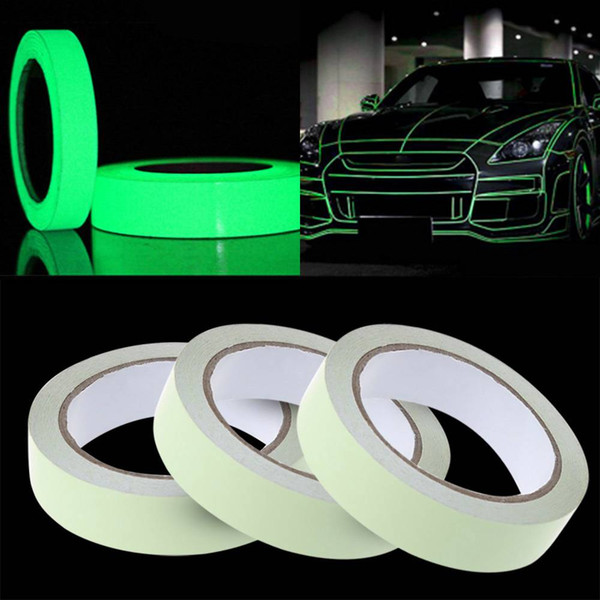 yentl free shipping Reflective Tape Car Stickers DIY Light Luminous Warning Glow Dark Night Tapes