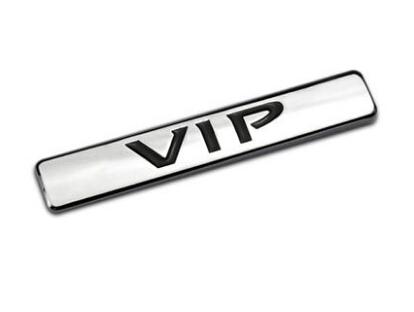 VIP 3D Metal Luxury Car Auto Tailgate C Pillar Badge Chrome Gold Logo Emblem Stickers SUV Truck for Teana Toyota Car-Styling