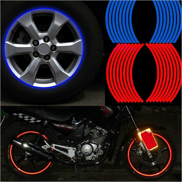 16 Pcs Strips Wheel Stickers And Decals 14