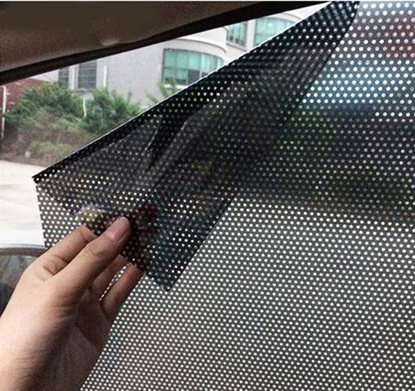 2Pcs/Set Car-Styling Sunshade Film Car UV Sticker Curtain Windshield Cover Sticker Sunshade UV Protection Side Window Film