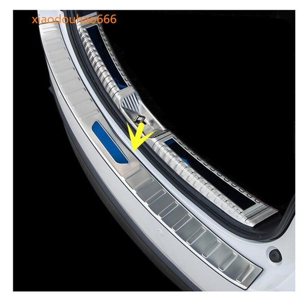 For Mazda CX-5 CX5 2nd Gen 2017 2018 car styling Stainless steel Back Rear Pedal Door Scuff Plate Frame outside Threshold Trunk 1pcs