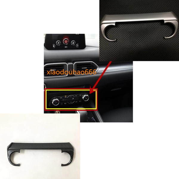 car styling body trim middle Air conditioning switch temperature Button Outlet Vent panel part For Mazda CX-5 CX5 2nd Gen 2017 2018 1pcs