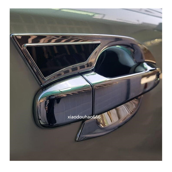 For TOYOTA C-HR CHR 2017 2018 Car styling body cover protection detector trim ABS chrome external Bowl handle sticker lamp frame