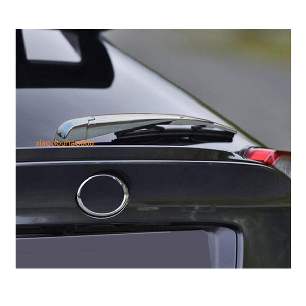 For TOYOTA C-HR CHR 2017 2018 car styling body detector ABS chrome rear back glass wiper nozzle cover frame trim tail window 4pcs