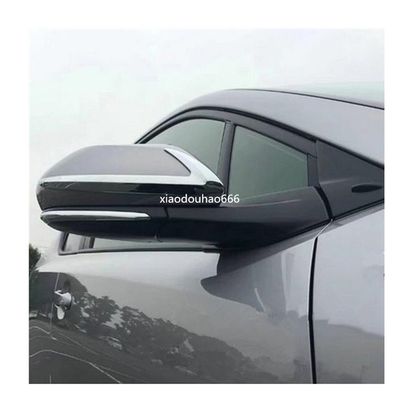 For TOYOTA C-HR CHR 2017 2018 Car styling ABS Chrome back rear view Rearview Side Mirror Cover sticker trim frame lamp 2pcs