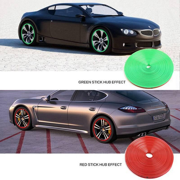 free shipping yentl hot sale 8M Car Truck Wheel Rim Protector Tire Guard Line Rubber Moulding Decoration