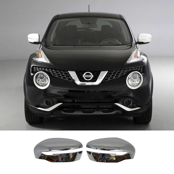 ABS Chromed Side Door Rearview Mirror Cover Trims Car Accessories 2Pcs Fit For Nissan JUKE 2016 2017 2018