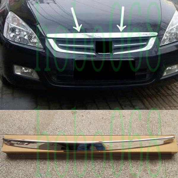 1PCS CAR AUTO Front Cover Grille Upper Decorative Frame TRIM For Honda Accord 7th 2003-2007 DIY