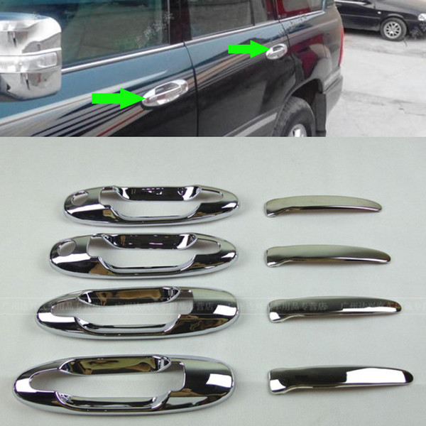 8pcs For LEXUS LX470 1998-2007 Car Auto ABS Door Handle Decorative Frame Trims Covers DIY CASE