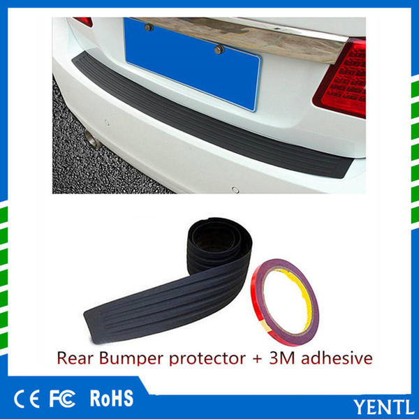 free shipping yentl Universal Soft Car Sill Plate Bumper Guard Rubber Pad Cover Trim Trunk SUV Auto Sill Plate Bumper Rubber Pad Protector