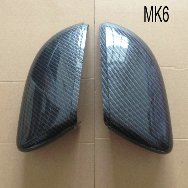 for Golf MK6 R20 Side Wing Mirror Covers fit volkswagen MK7 7 GTI 6 Scirocco Caps (Carbon Pattern) 2009 2010 2011 2012