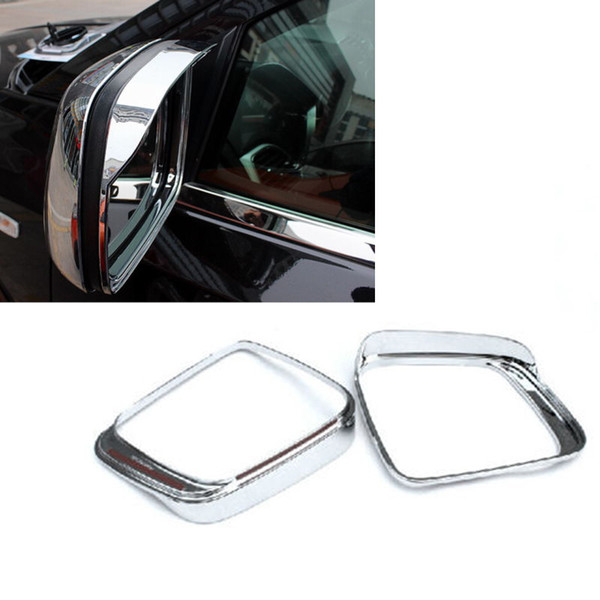 2pcs/lot Car Auto Chrome Electroplating side mirror decorated Trim Frame For Jeep Grand Cherokee 2014 2015