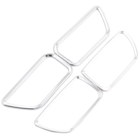 4PCS For KIA RIO K2 2011 2012 2013 ABS Chrome trim air conditioning cover special interior decoration