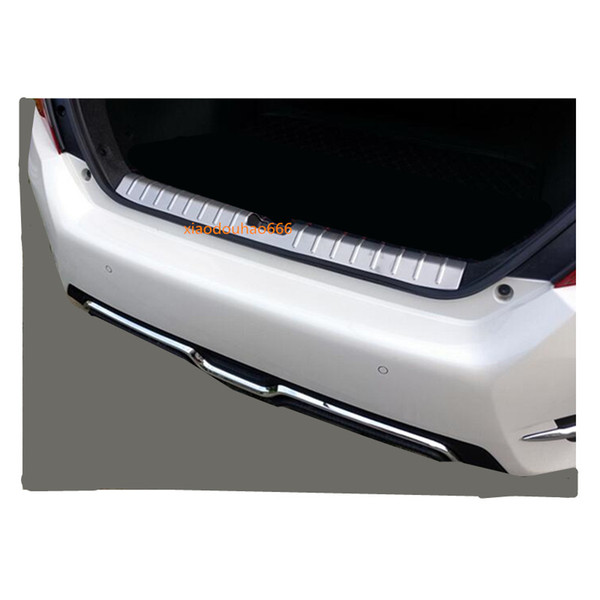 For Honda Civic 10th Sedan 2016 2017 2018 car styling Stainless Steel internal built Rear back Bumper trim plate Trunk frame threshold pedal