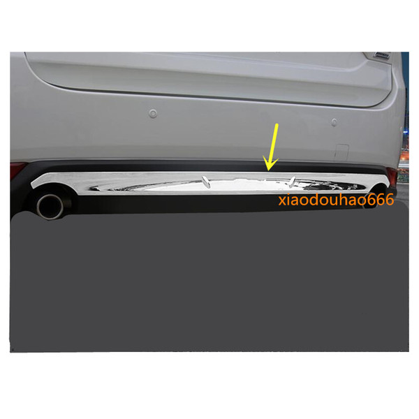 Car body cover protection bumper ABS chrome trim rear back tail bottom Around panel 1pcs For Mazda CX-5 CX5 2nd Gen 2017 2018