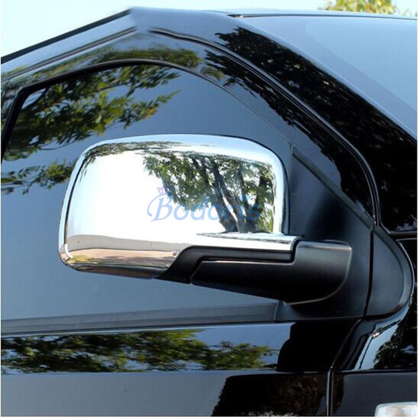 Accessories For Dodge Journey JUCV Fiat Freemont 2009-2018 Door Mirror Overlay Silver Color Rear View Cover Chrome Car Styling