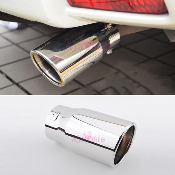 For Toyota Land Cruiser 150 Prado LC150 FJ150 2010-2018 Stainless Steel Silver Color Tail Exhaust Muffler Tip Pipe Car-Styling Accessories