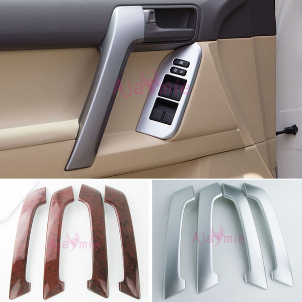 For Toyota Land Cruiser 150 Prado LC150 FJ150 2010-2018 Interior Door Holder Trim Panel Chrome Car-Styling Accessories