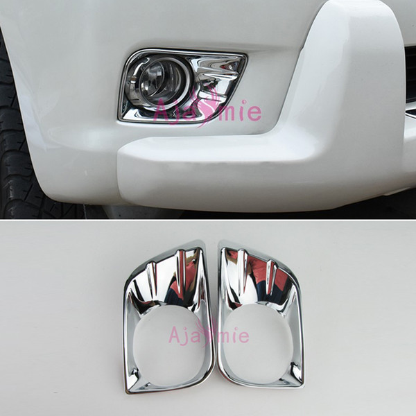 For Toyota Land Cruiser 150 Prado LC150 FJ150 2010 2011 2012 2013 Front Fog Lamp Cover Light Overlay Trim Chrome Car-Styling Accessories