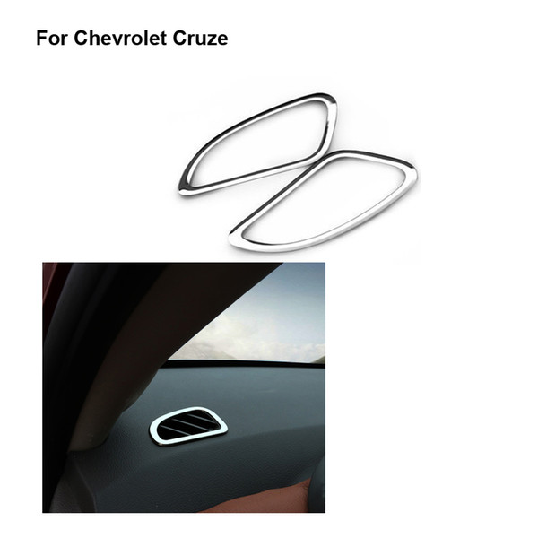 Free shipping for Chevrolet Cruze accessories Stainless steel Ring Chrom trim/carbon fiber outlet decoration car stickers